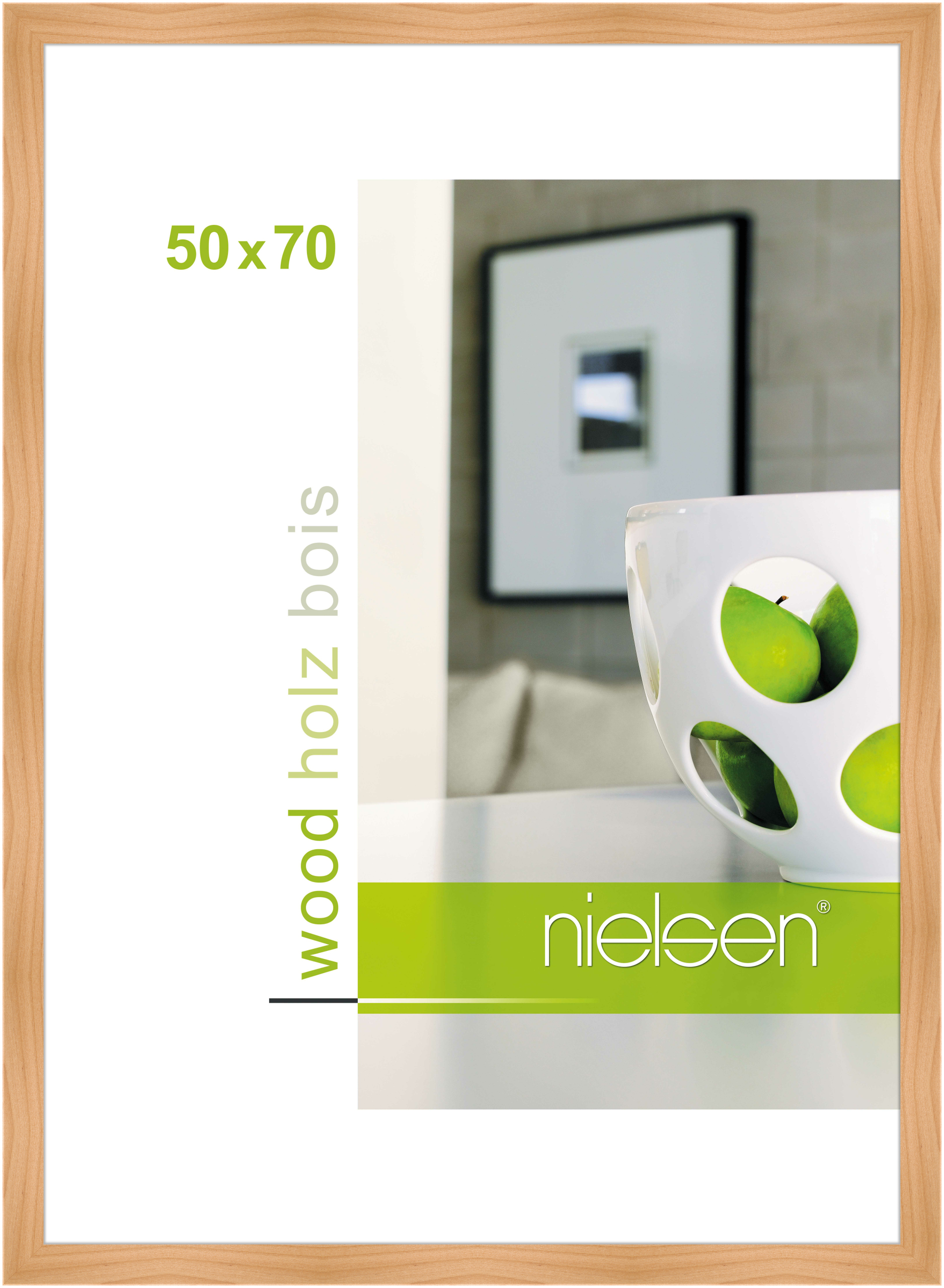 nielsen Holz Bilderrahmen Essential, 50x70 cm, Birke