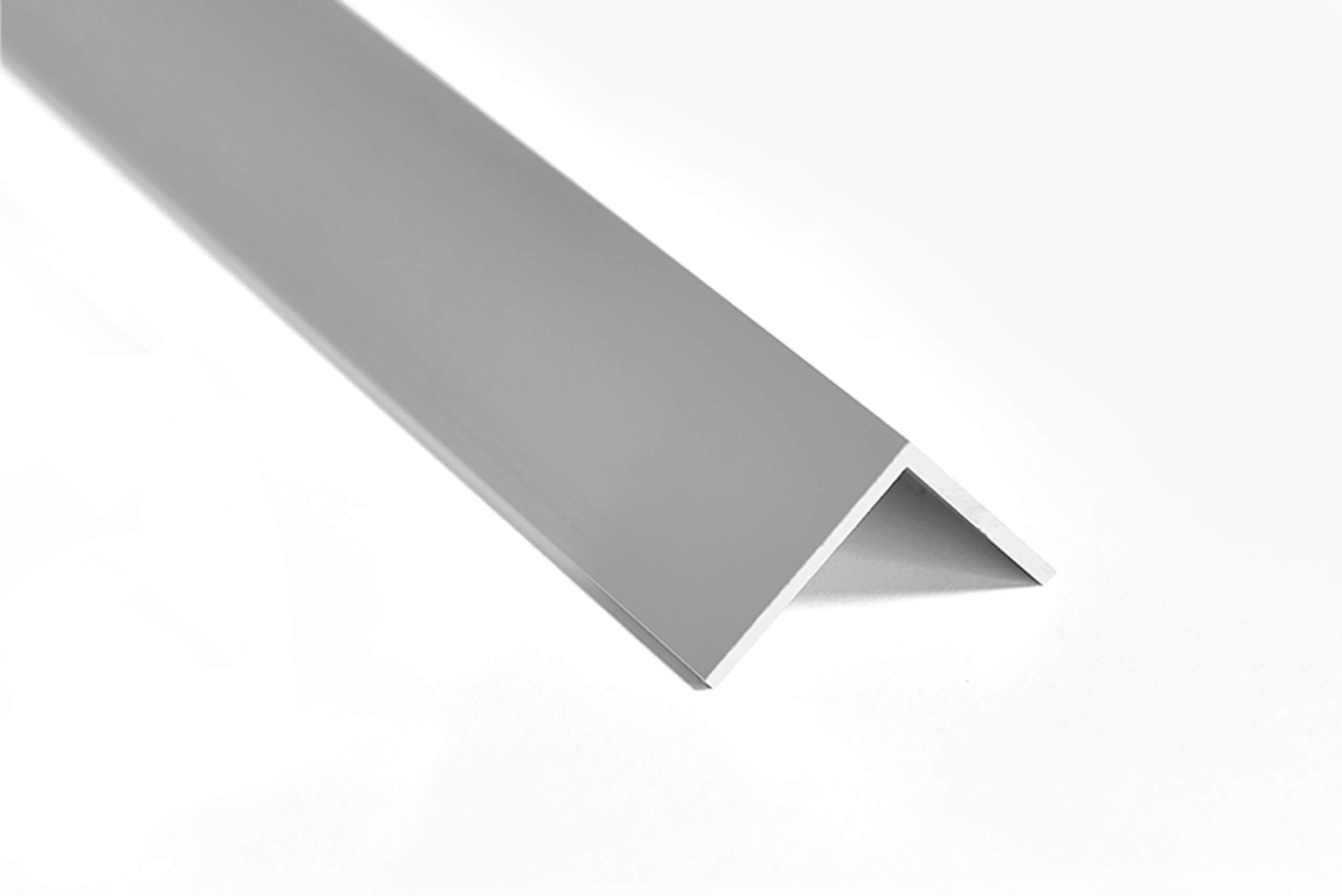 nielsen Aluminium Winkelprofil Silber matt eloxiert 1000x40x40 mm, Stärke: 2 mm, Länge: 100 cm