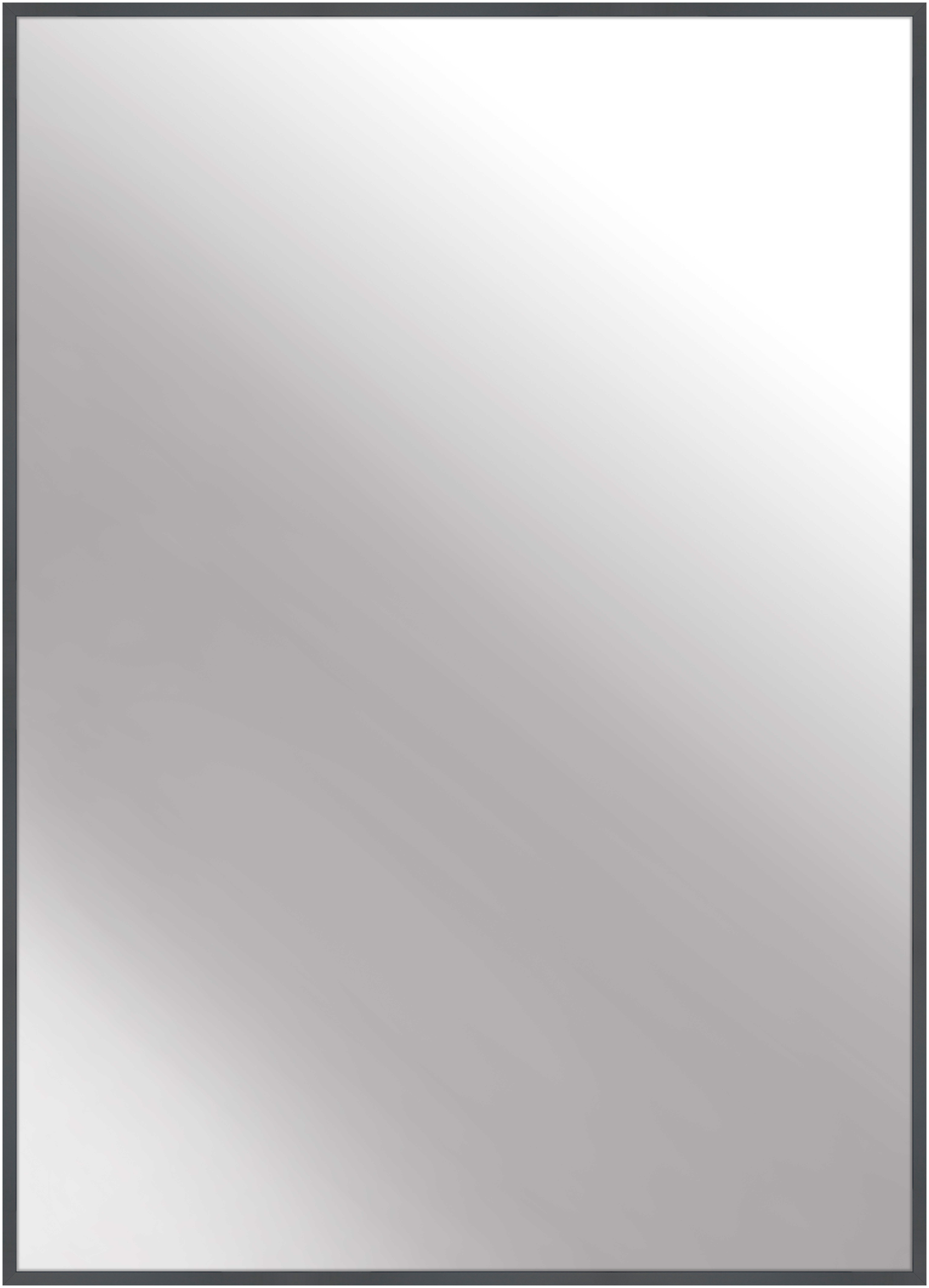 nielsen HOME Wandspiegel Alpha, Grau, Aluminium, ca. 50x70 cm