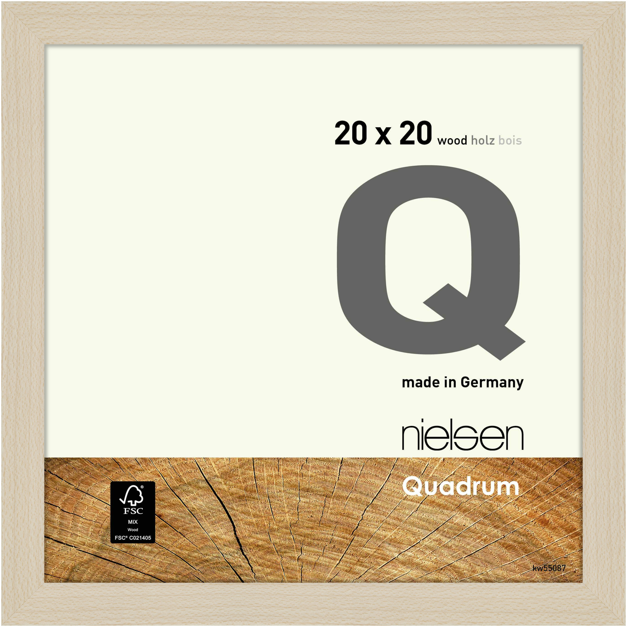 nielsen Holz Bilderrahmen Quadrum, 20x20 cm, Ahorn