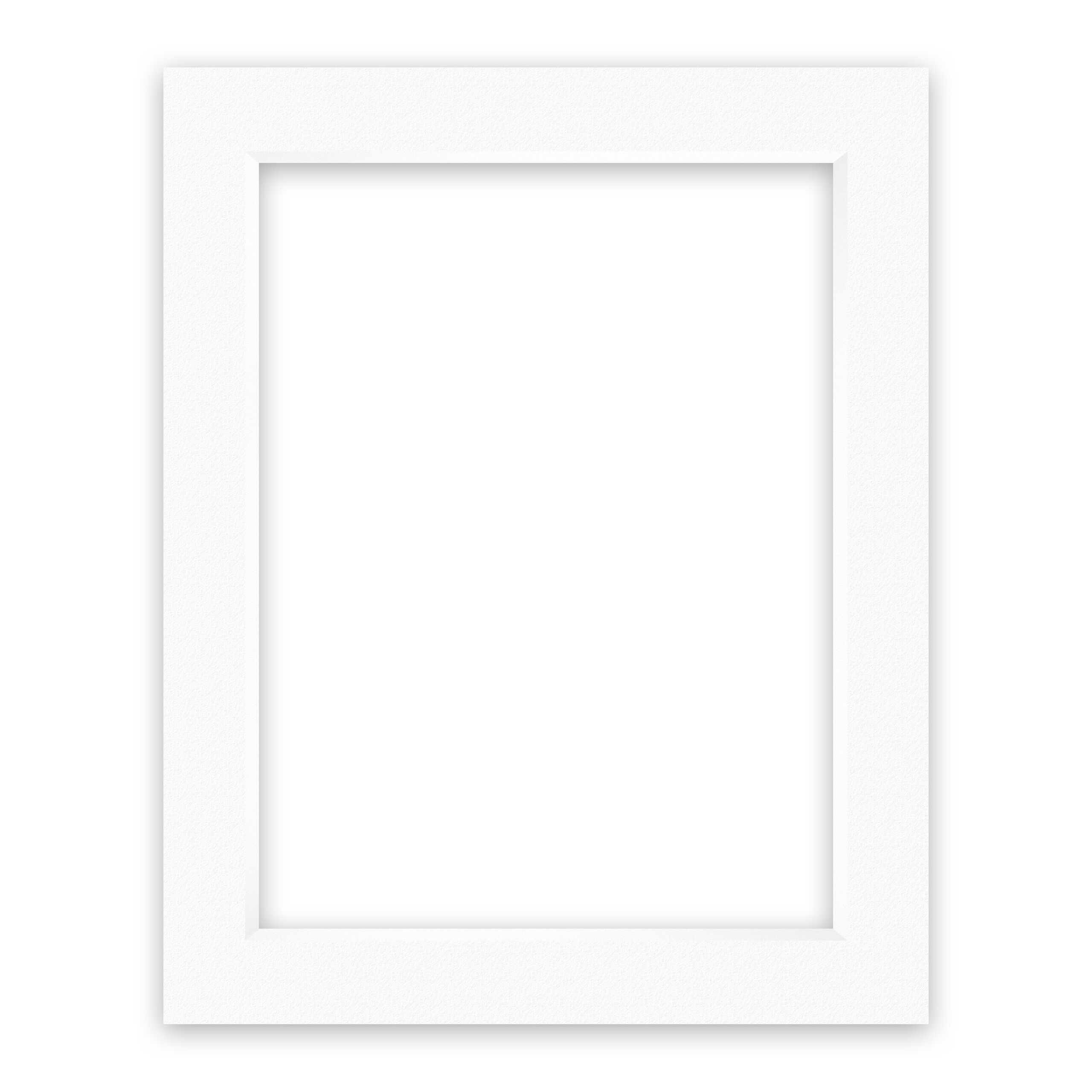 nielsen Conservation Passepartout 1,5 mm, Außenformat 40x50 cm für Bilder 30x40 cm, Reinweiß glatt