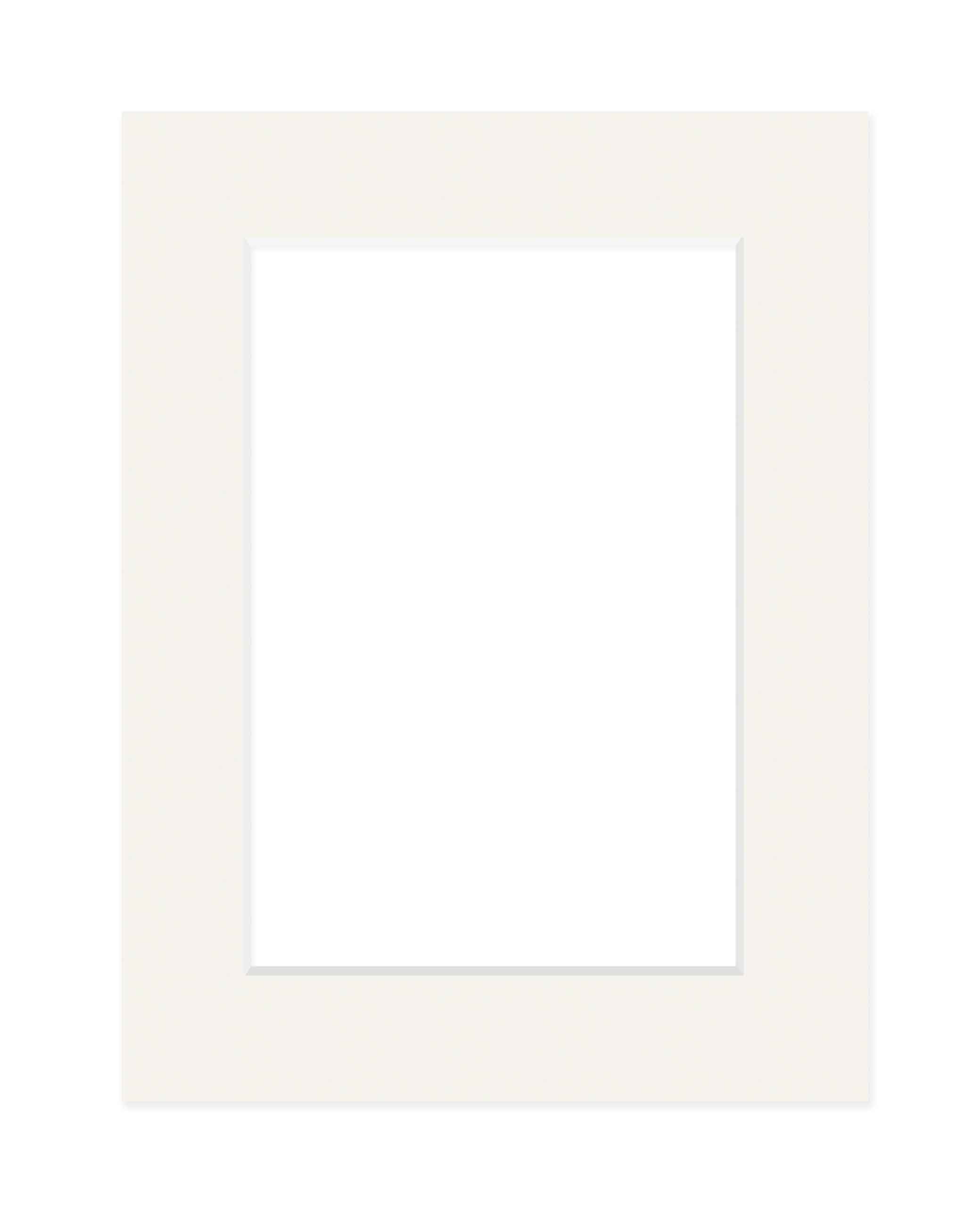 DEHA Design Passepartout 59,4x84,1 cm (DIN A1) für Bilder im Format 42x59,4 cm (DIN A2), Elfenbein