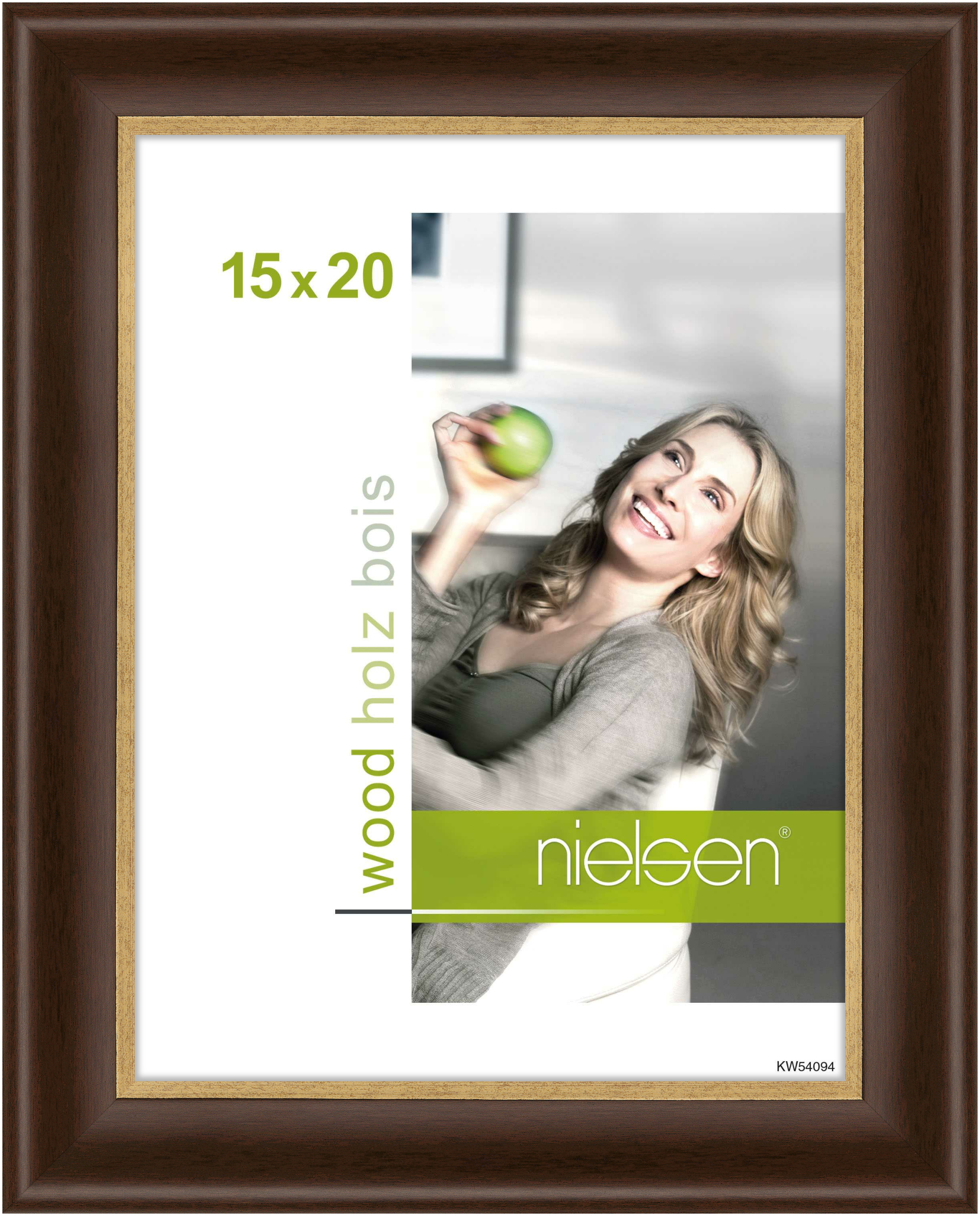 nielsen Holz Bilderrahmen Derby, 15x20 cm, Palisander