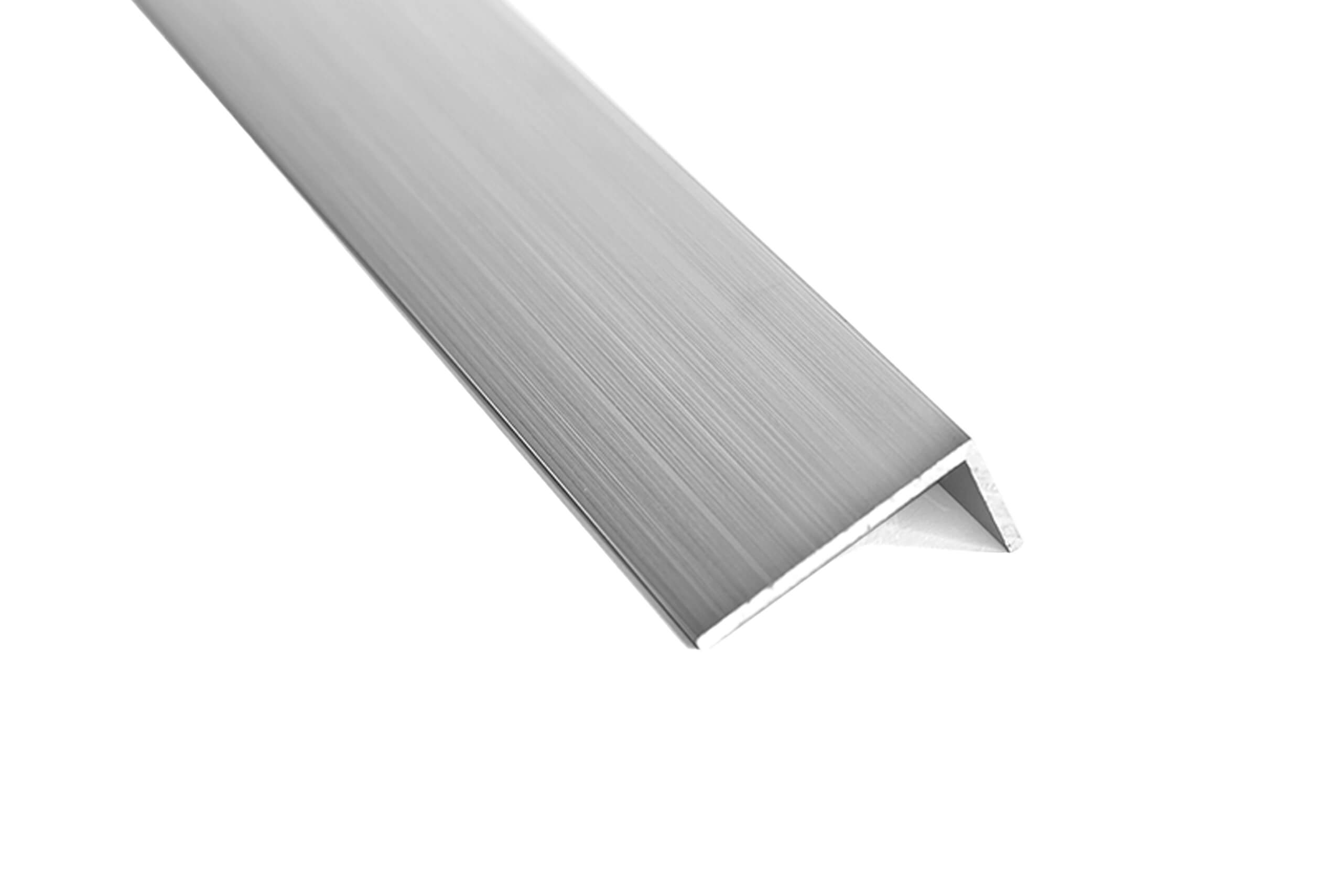nielsen Aluminium Winkelprofil Natur (Pressblank) 2000x30x15 mm, Stärke 2 mm, Länge: 200 cm