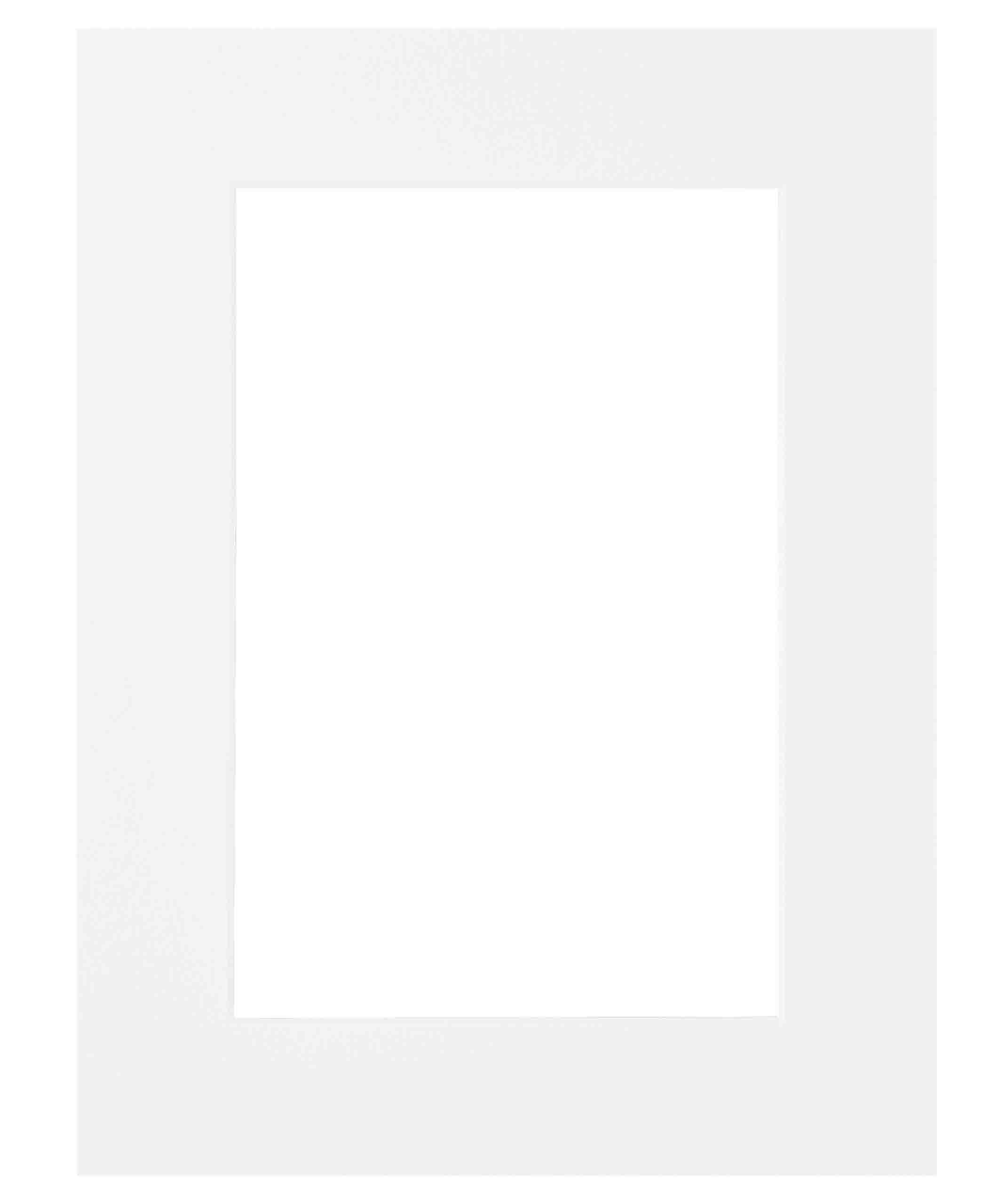 nielsen Passepartout Premium 2,0 mm, Außenformat 15x20 cm für Bilder 10x15 cm, weiß