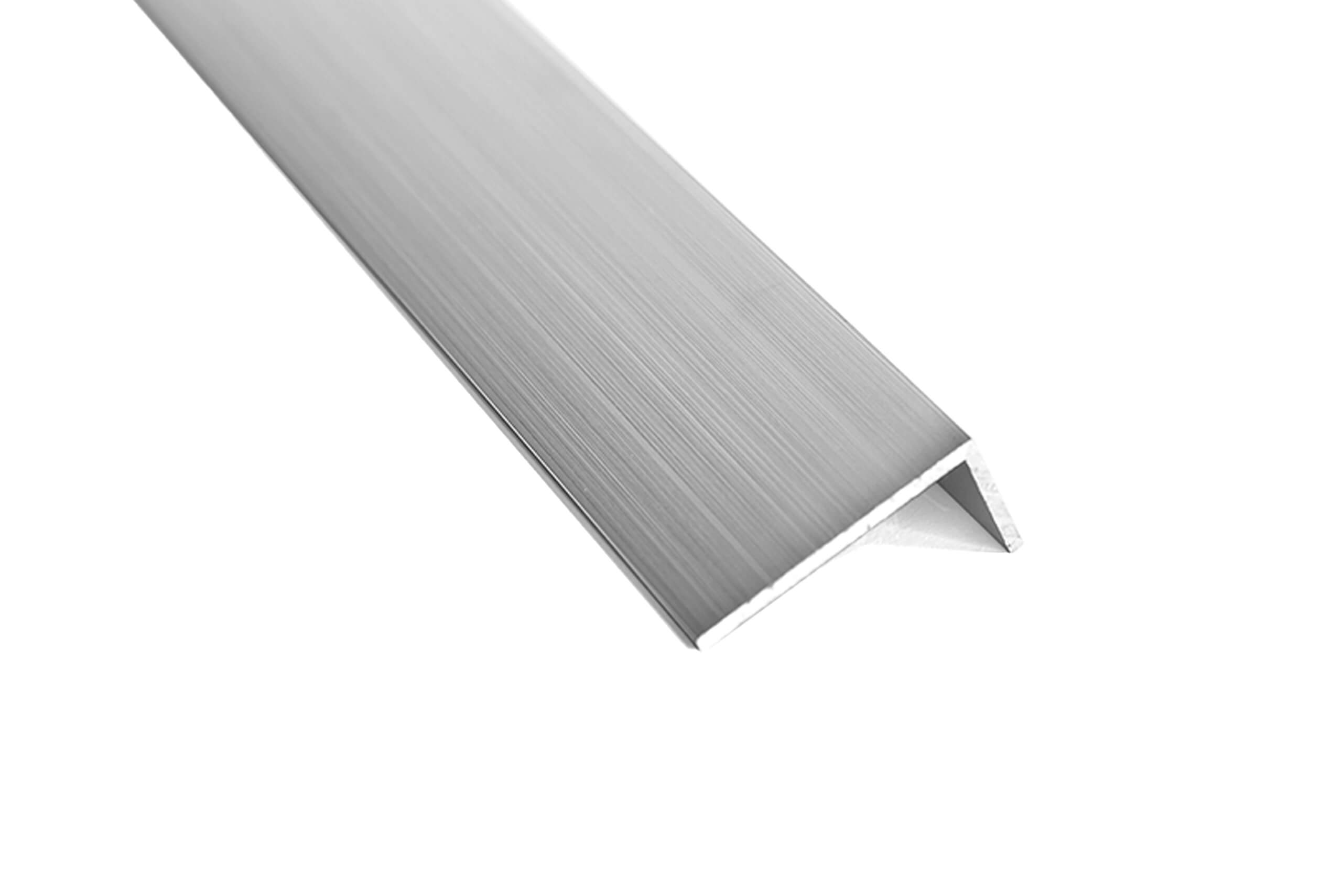 nielsen Aluminium Winkelprofil Natur (Pressblank) 2000x25x15 mm, Stärke 1,5 mm, Länge: 200 cm