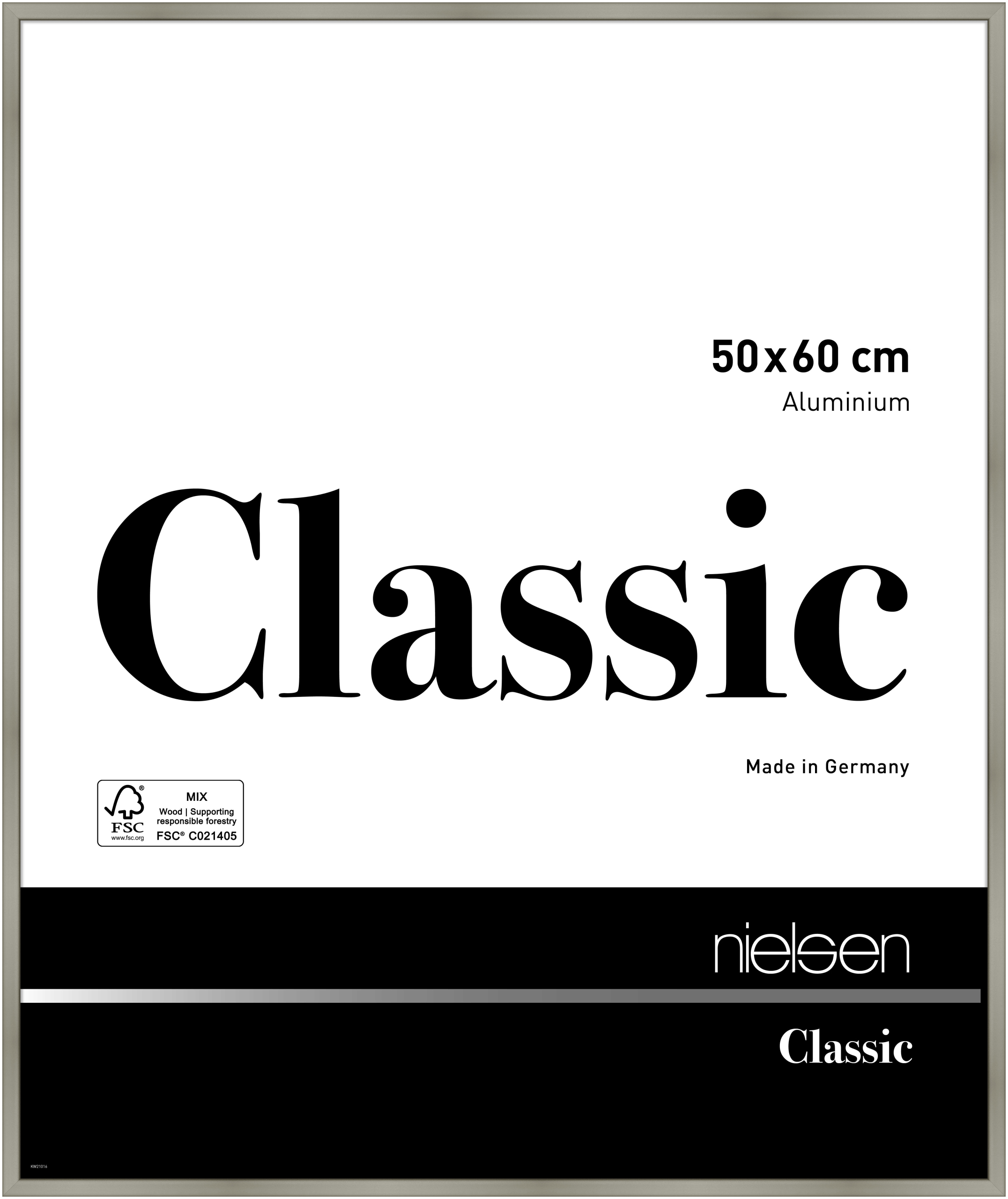 nielsen Aluminium Bilderrahmen Classic, 50x60 cm, Champagner