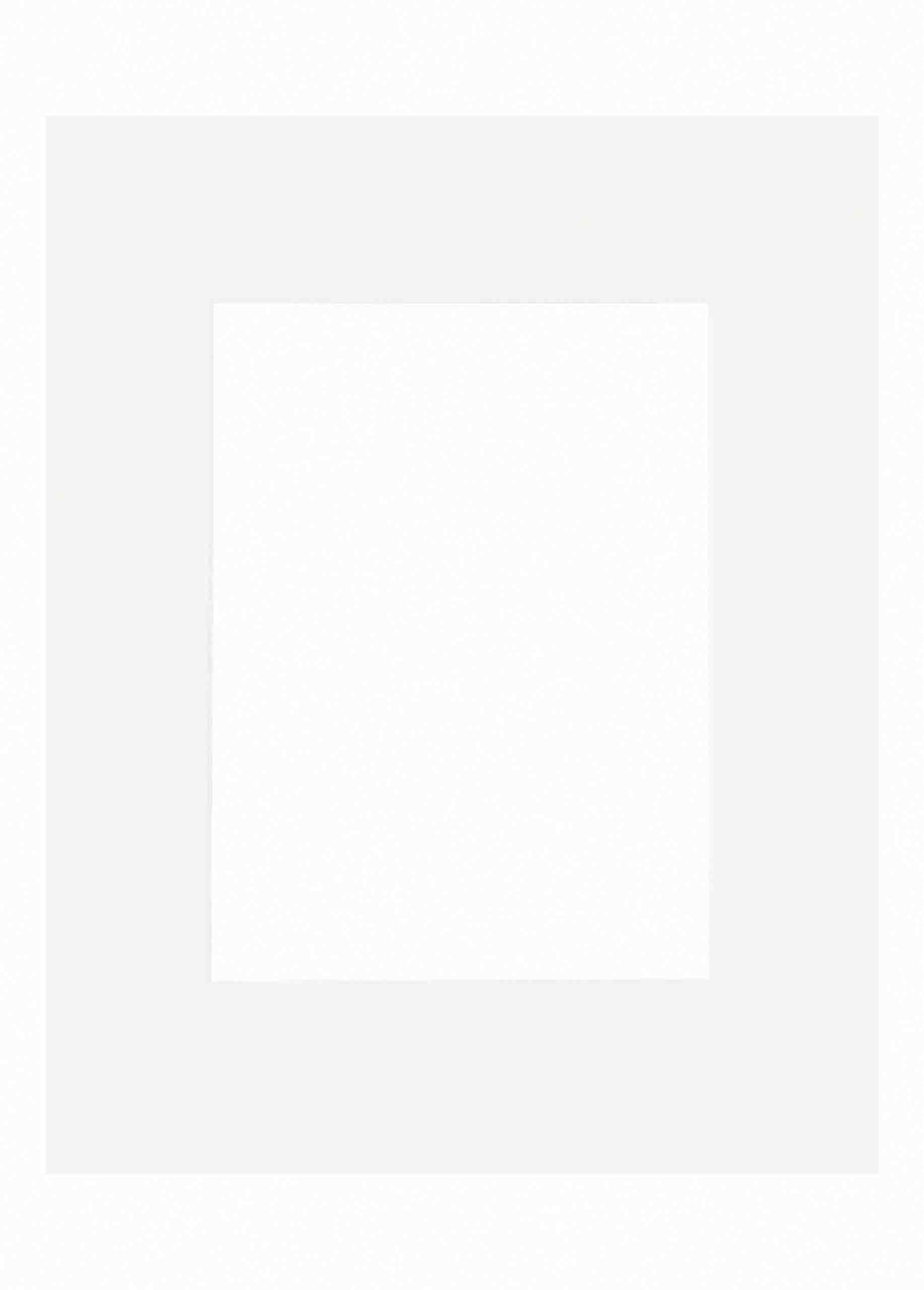 nielsen Passepartout Premium 2,6 mm, Außenformat 20x30 cm für Bilder 13x18 cm, weiß