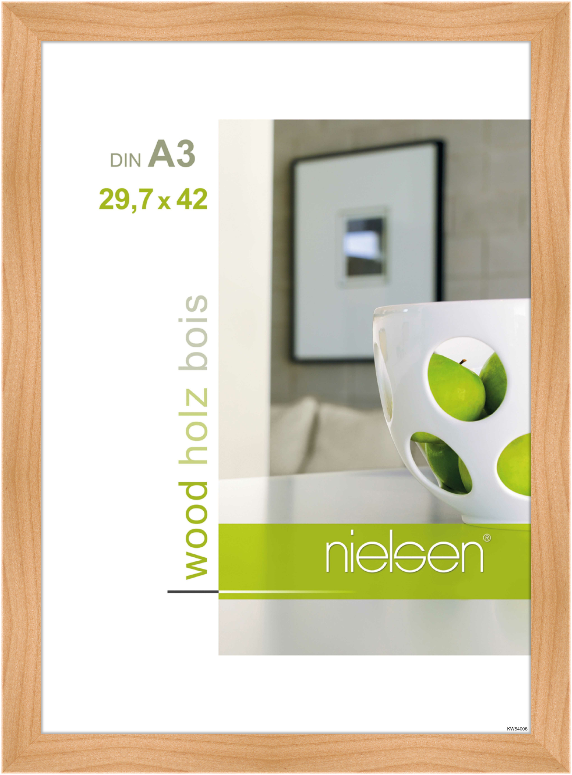 nielsen Holz Bilderrahmen Essential, 29,7x42 cm (A3), Birke