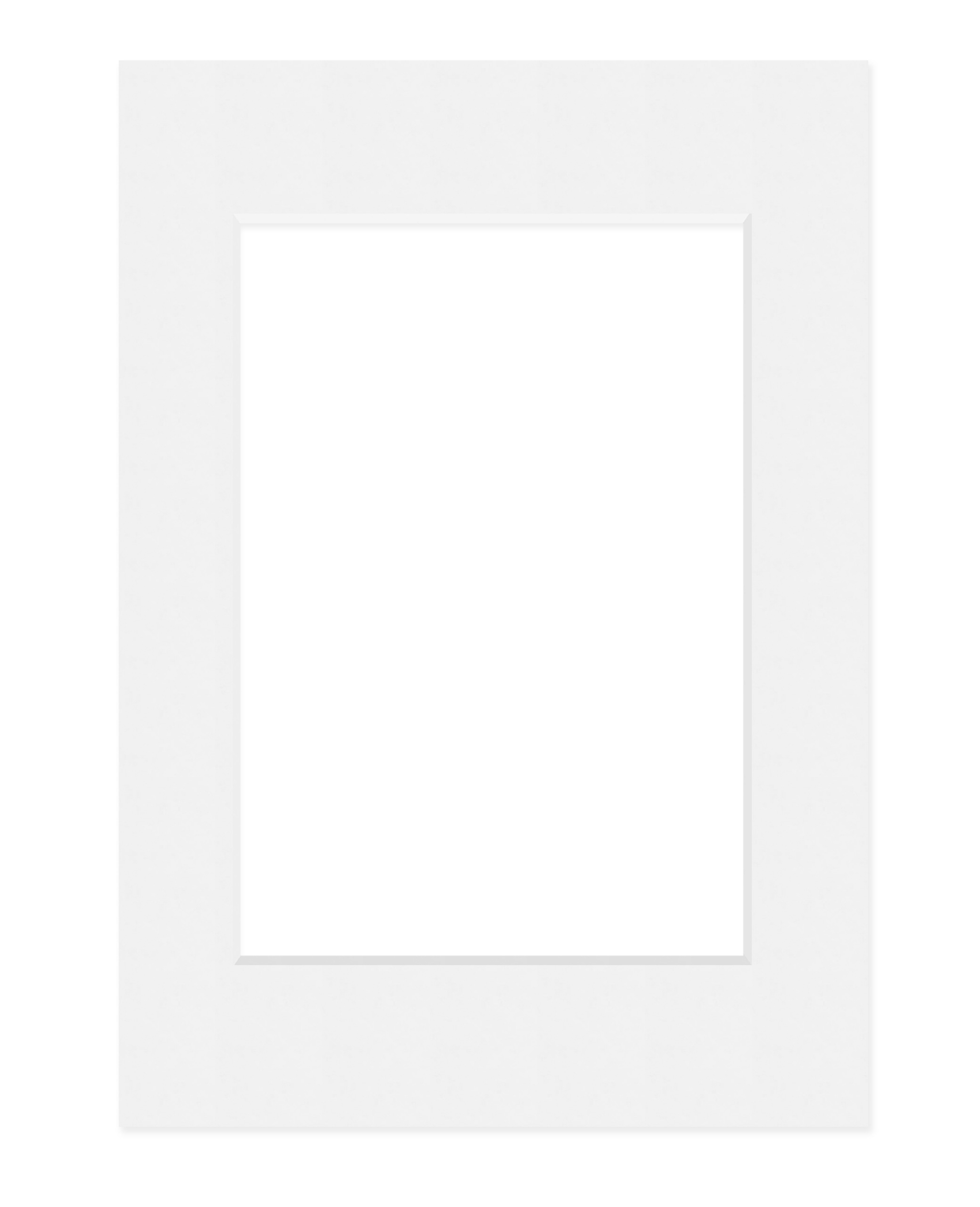 DEHA Design Passepartout 42x59,4 cm (DIN A2) für Bilder im Format 29,7x42 cm (DIN A3), Hellweiß