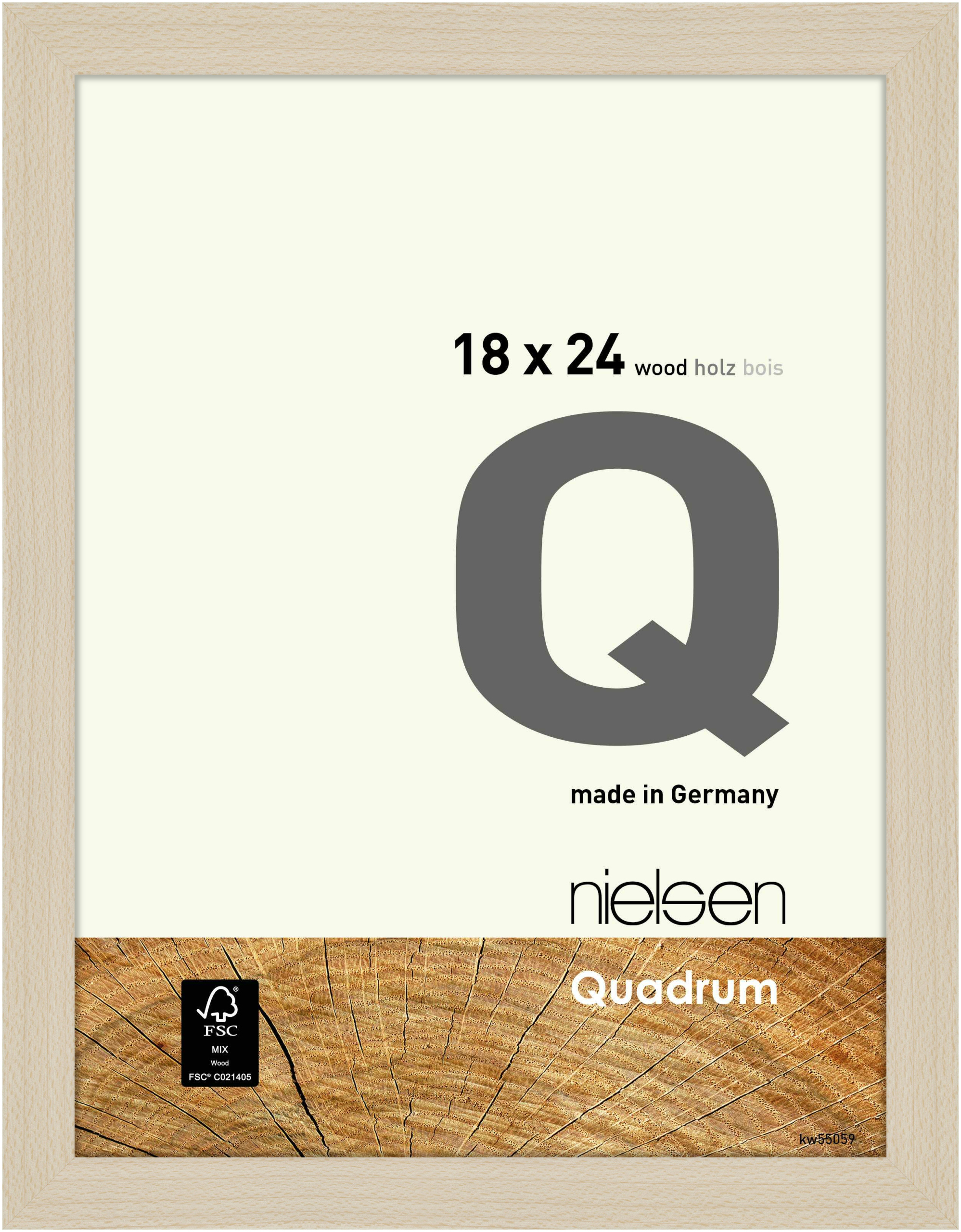 nielsen Holz Bilderrahmen Quadrum, 18x24 cm, Ahorn