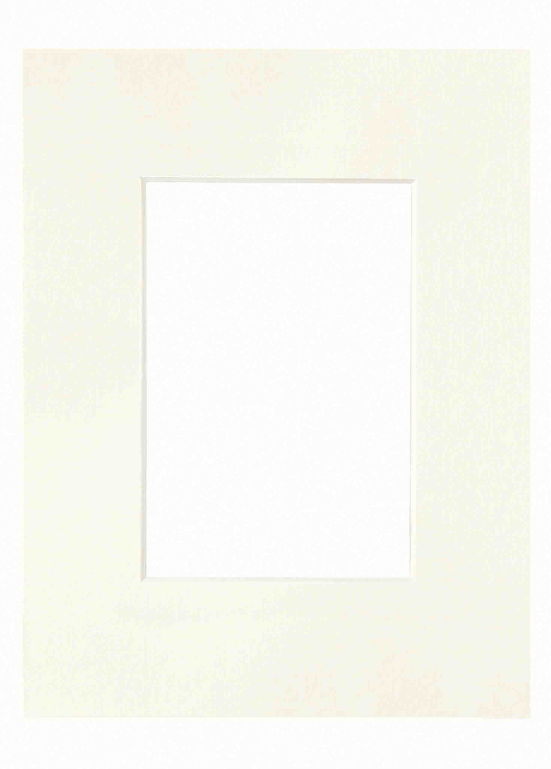 nielsen Passepartout Premium 2,6 mm, Außenformat 18x24 cm für Bilder 10x15 cm, creme