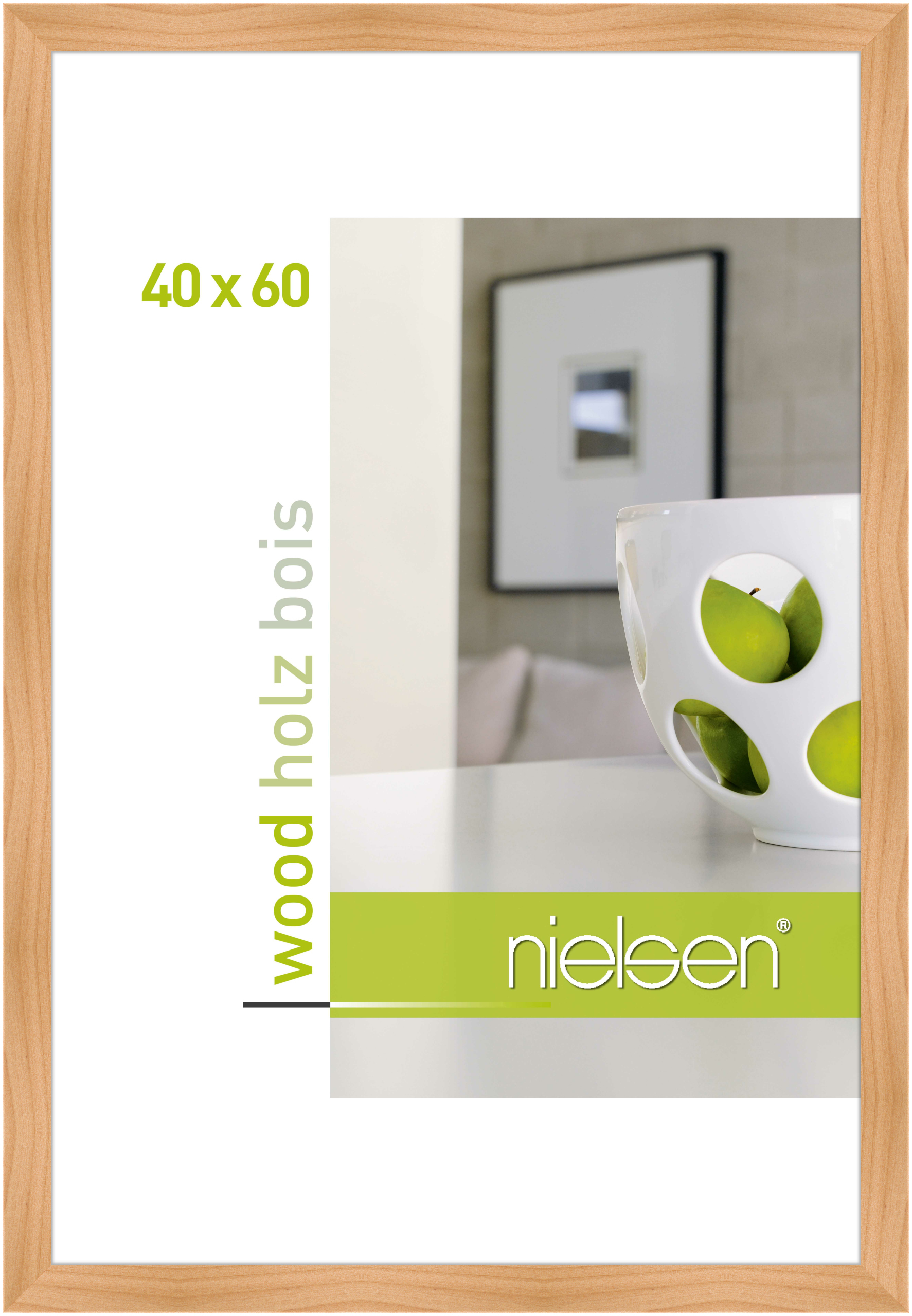nielsen Holz Bilderrahmen Essential, 40x60 cm, Birke