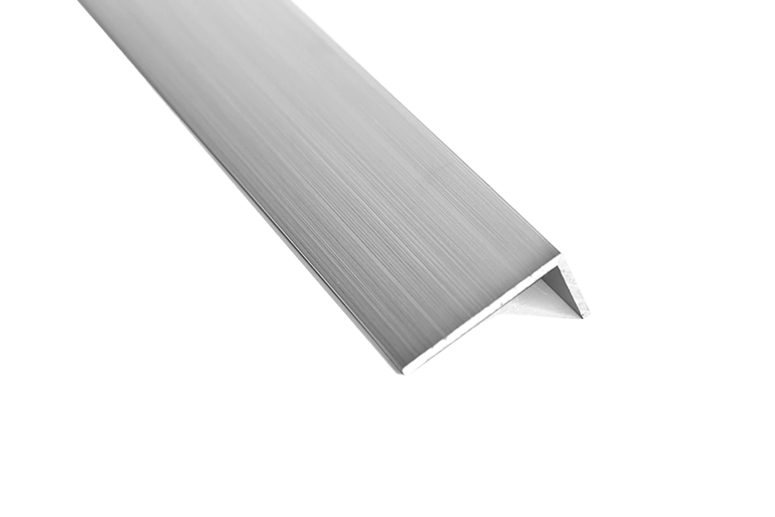 nielsen Aluminium Winkelprofil Natur (Pressblank) 2000x15x10 mm, Stärke: 1 mm, Länge: 200 cm