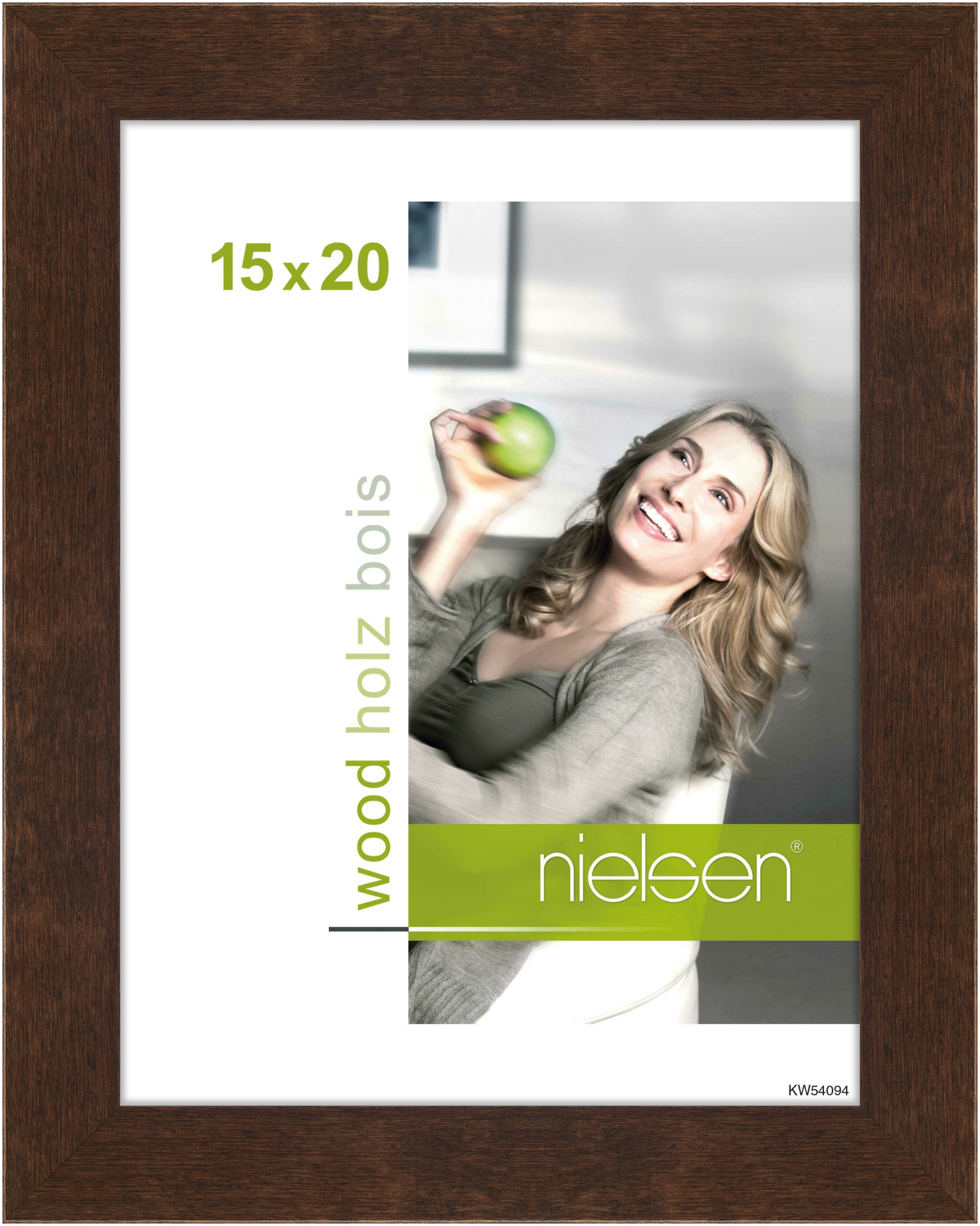nielsen Holz Bilderrahmen Essential, 15x20 cm, Palisander