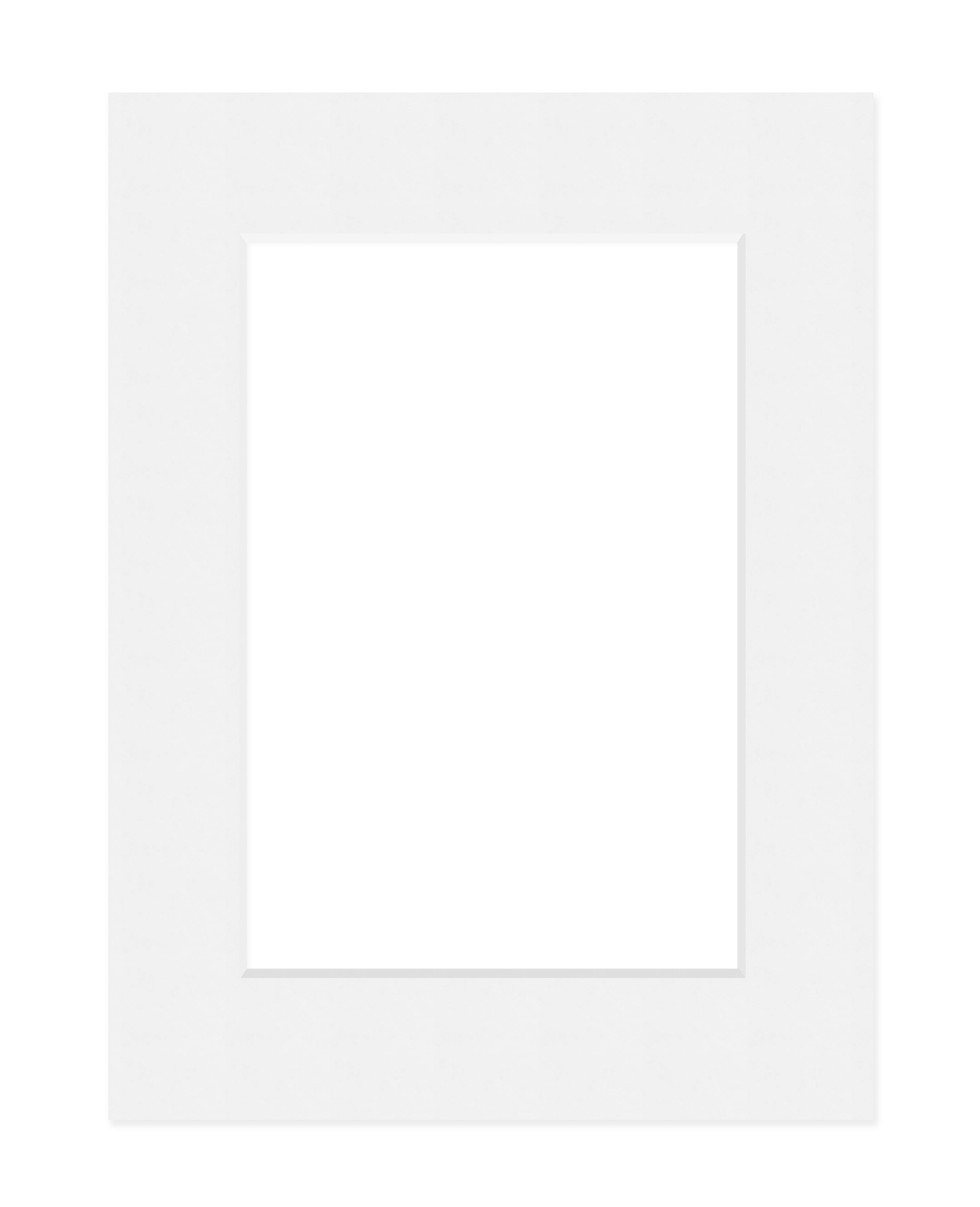 DEHA Design Passepartout 60x80 cm für Bilder im Format 40x60 cm, Hellweiß
